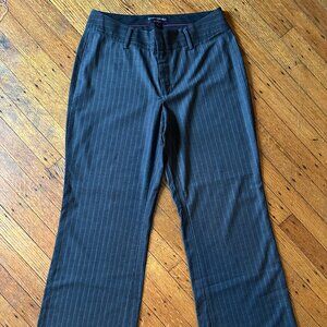 Banana Republic Women's dress pants Jackson Fit Sz 6s Grey Pinstripe